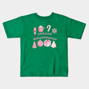 Merry Christmas - A Pink Christmas Kids T-Shirt